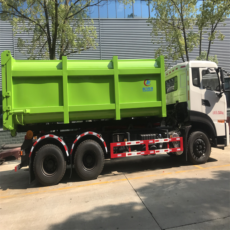 Dongfeng Tianlong rear double bridge 16 square carriage detachable garbage truck can be equipped with mobile stations for diverse purposes