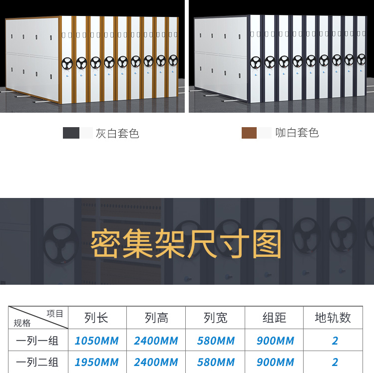 Computer controlled track dense cabinet file dense rack data cabinet appearance electrostatic spray molding