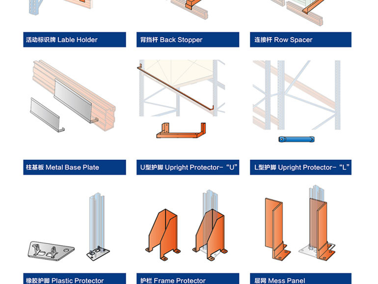 Cnelock crossbeam storage rack customized heavy-duty pallet industrial storage rack