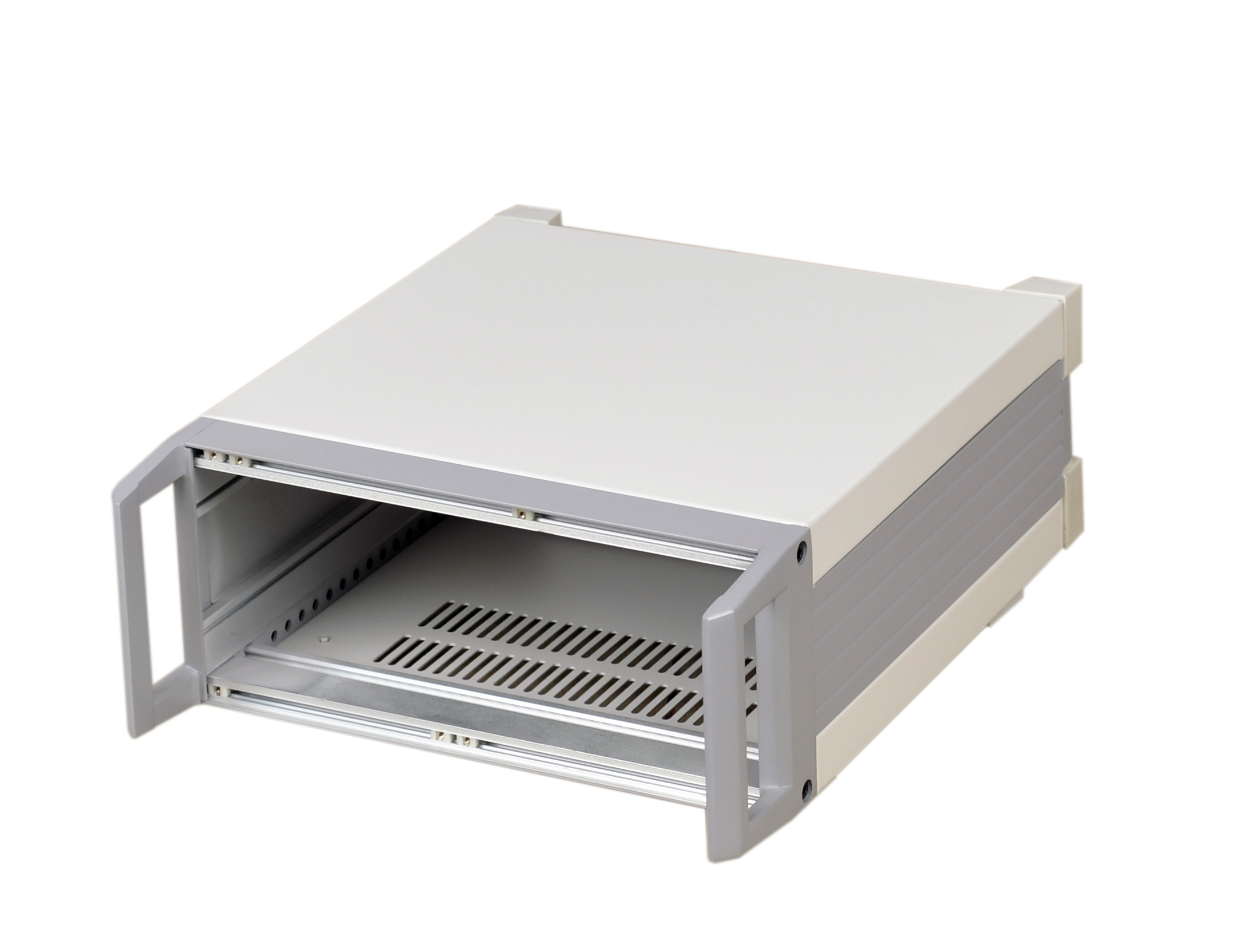 Industrial aluminum chassis aluminum alloy plug-in box 3u 19 inch 2u metal chassis industrial control plug-in box aluminum chassis