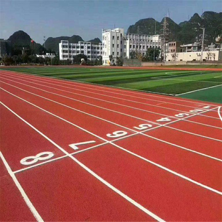 Supply of mixed breathable silicone PU plastic particles EPDM, a professional manufacturer of green and environmentally friendly sports facilities