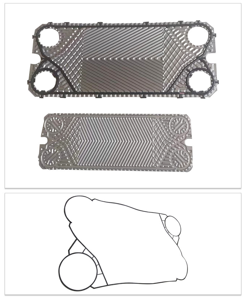 Rubber ring of plate heat exchanger, EPDM plate type accessory, sealing gasket, sealing ring supplied by the manufacturer