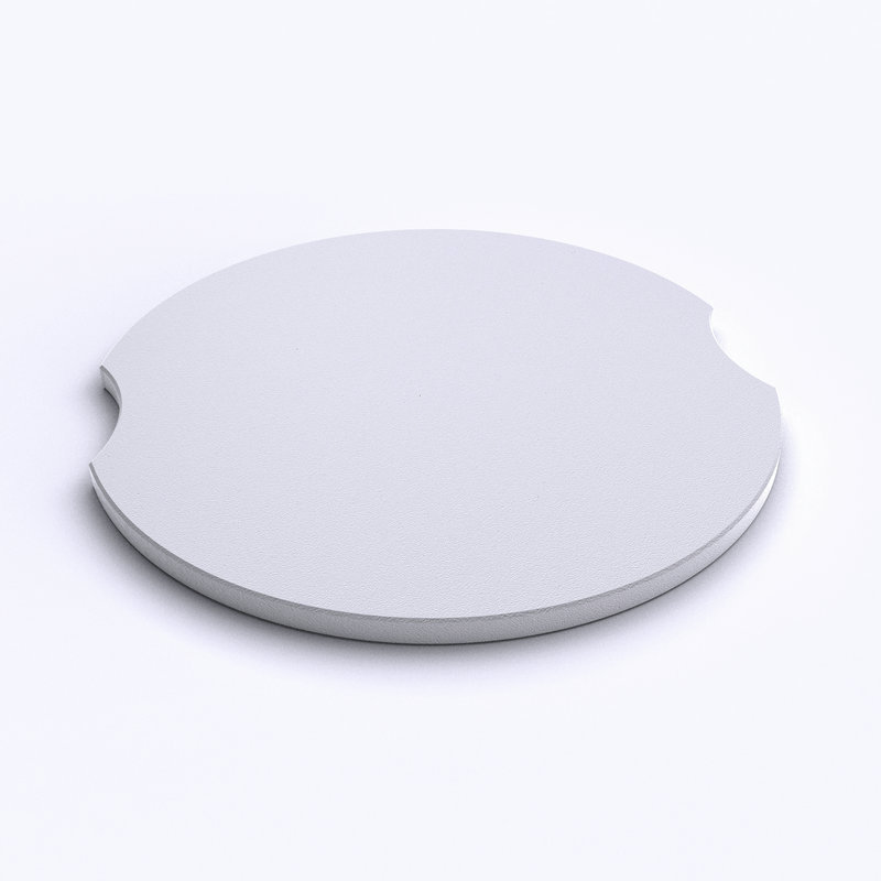 Yueying big angle missing round pizza stone pizza dish Cordierite clay high temperature resistant plate