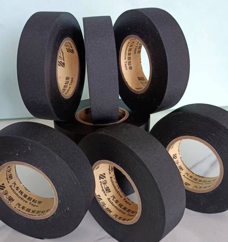 PVC wire harness tape for new energy vehicles, black flame-retardant, waterproof, insulated electrical wires, circuit winding and binding