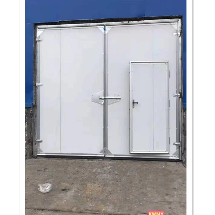 Insulation door, sliding and folding electric door, suitable for easy installation of industrial doors and steel doors at large workshop entrances