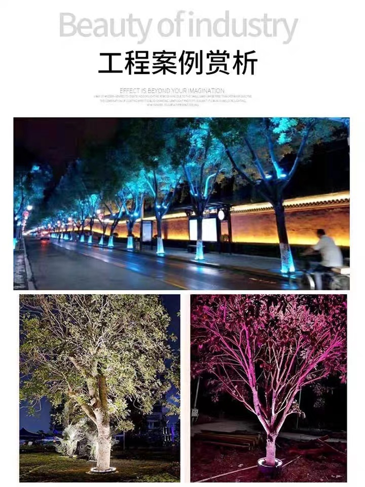 Urban night view lighting, outdoor architecture, cultural and tourism scenic spots, parks, buildings, hotels, and residential areas lighting engineering customization