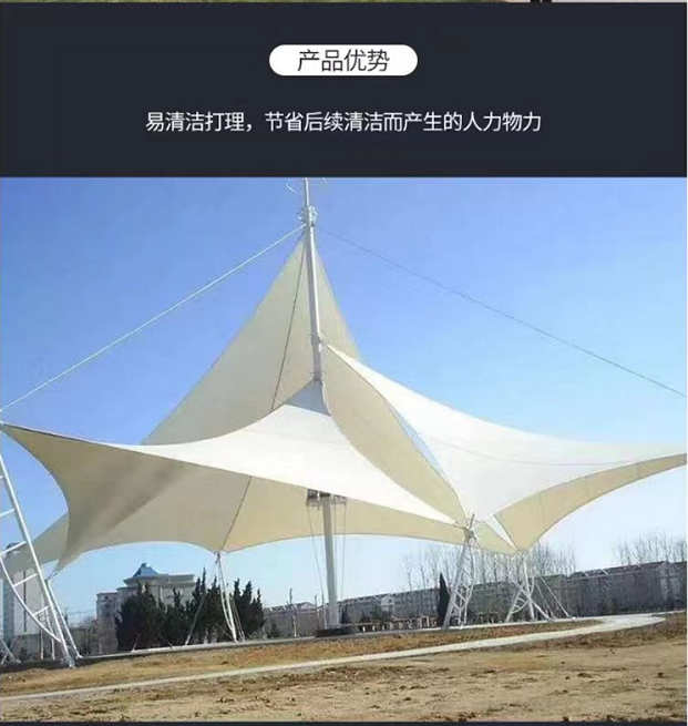 10 years of experience in designing and installing Yanyu membrane structure car sheds and parking sheds in one step