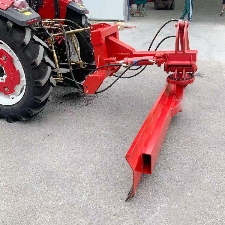 The tractor rear mounted scraper type hydraulic Grader is suitable for soil leveling of farmland orchard pavement