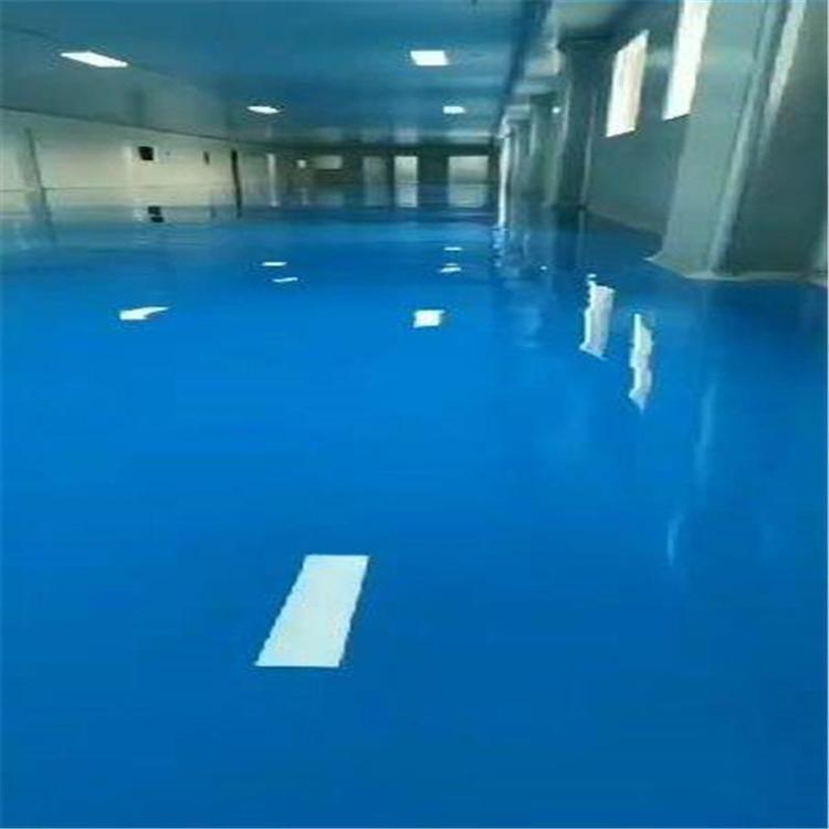 Red Yuan epoxy floor paint, self-leveling paint, anti-static floor paint, parking lot topcoat curing construction design