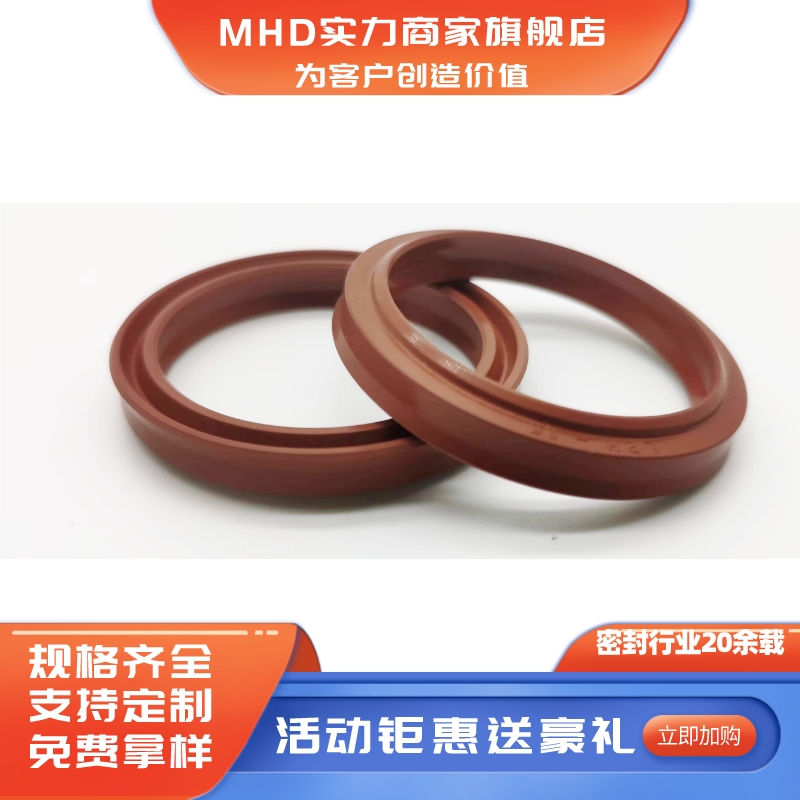 Guangyan Fluorine Rubber Sealing Ring Fluorine Rubber Dust Seal Wholesale LBH USH GSDR Dust Seal