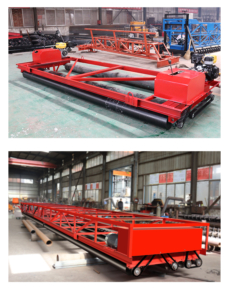 Manufacturer ships diesel gasoline paver, road surface plaza laser leveling machine, bridge deck tunnel frame vibration beam