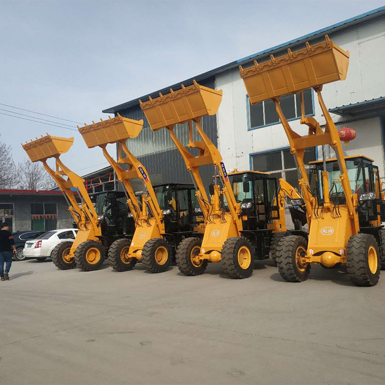 Municipal Construction of Customized Construction Machinery for Large and Medium Sized Two End Busy Forklift Multifunctional Four Wheel Drive Excavator Loader