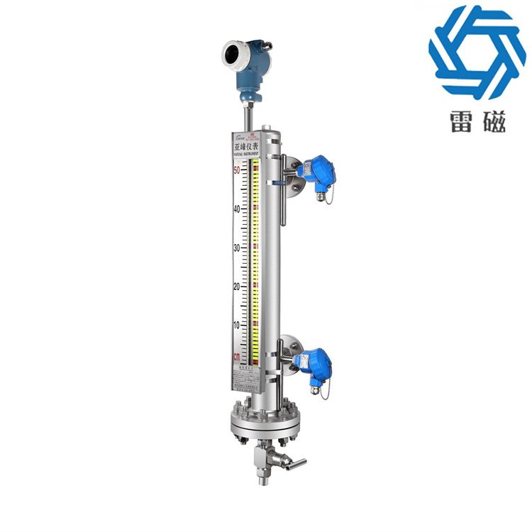 Thunder magnetic flip plate liquid level sensor for explosion-proof, anti-corrosion, and sealed storage tank silos