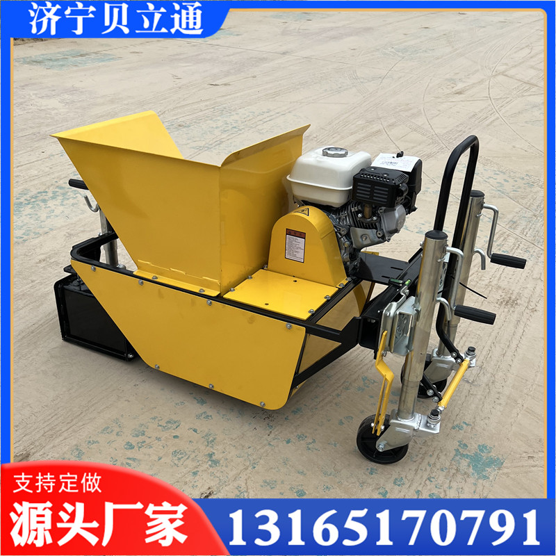 Bailitong rectangular road edge stone forming machine Maluoyazi sliding film machine roadside stone water barrier lining machine