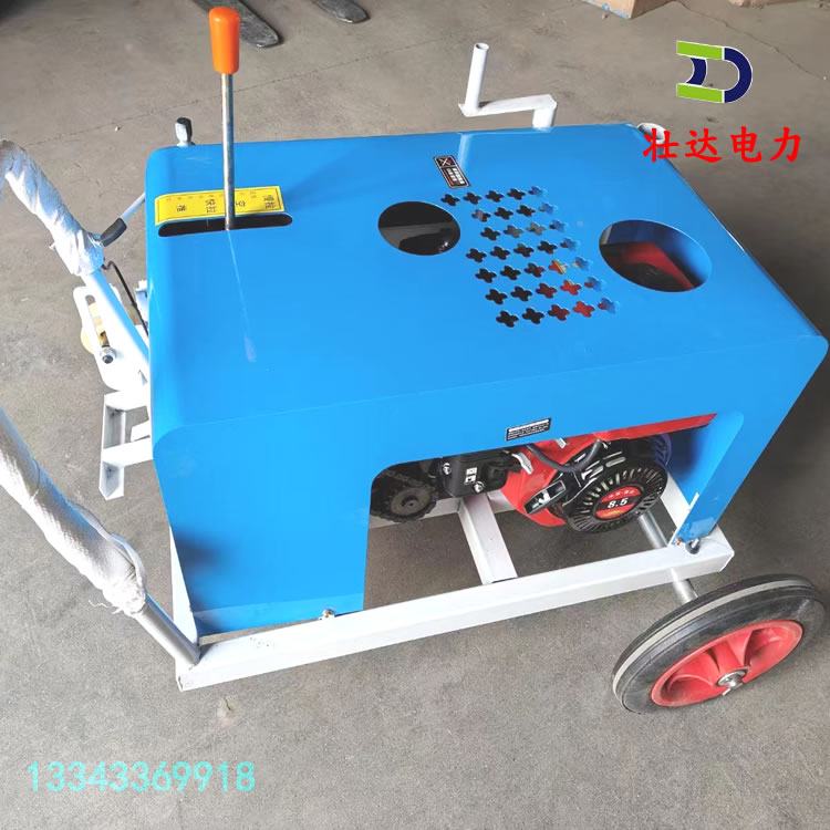 光缆牵引机生产厂家 汽油机皮带款管道拉缆机 电启动履带光缆敷设机