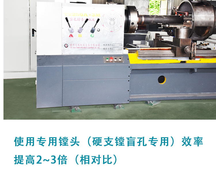 CNC powerful deep hole high-precision blind hole boring machine, floor mounted heavy-duty various machine tools, manufactured by Tianrui, stable and reliable