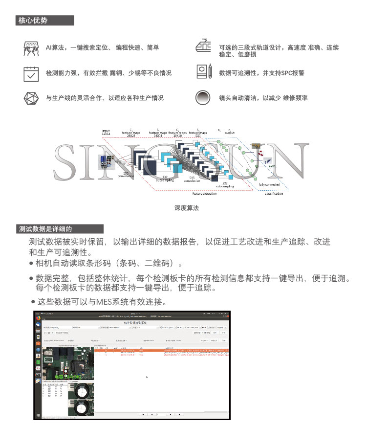 AOI optical detection equipment automatic 3D imaging recognition clear one-stop service