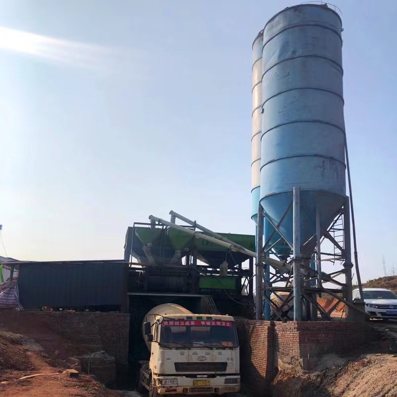 Asia League Heavy Industry Mobile Mixer Free Foundation Concrete Mixing Station Batching Integrated Station