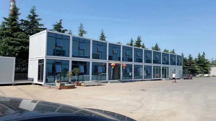 高端玻璃幕墙 双层集成房屋 单层多层打包箱活动房 隔热保温