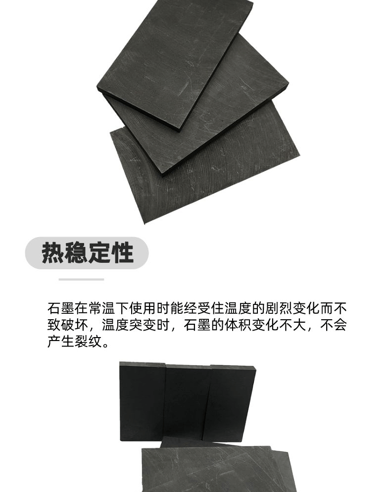 Graphite Conductive Monopolar Plate High Purity Carbon Plate Selected Manufacturer Beiliu Carbon to Customize