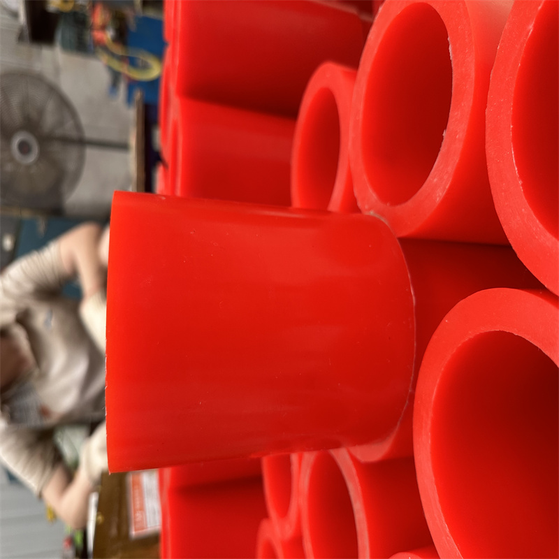 Supply of polyurethane shaft sleeves, red sleeves, polyurethane products, PU beef reinforcement parts