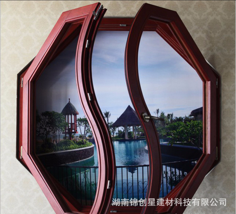 Zhensheng aluminum doors and windows Phoenix aluminum doors and windows Villa sealed balcony french window Sunshine room Bridge cutoff aluminum glass window