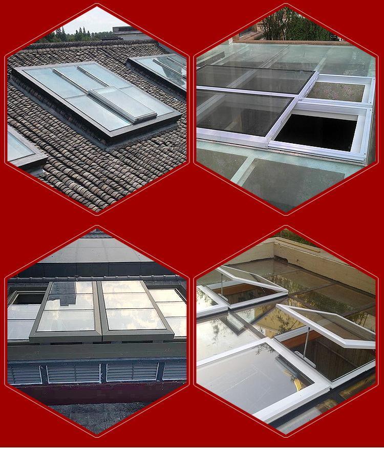 Bridge cutoff aluminum system doors and windows panoramic floor seal balcony window toughened glass aluminum alloy Casement window customized