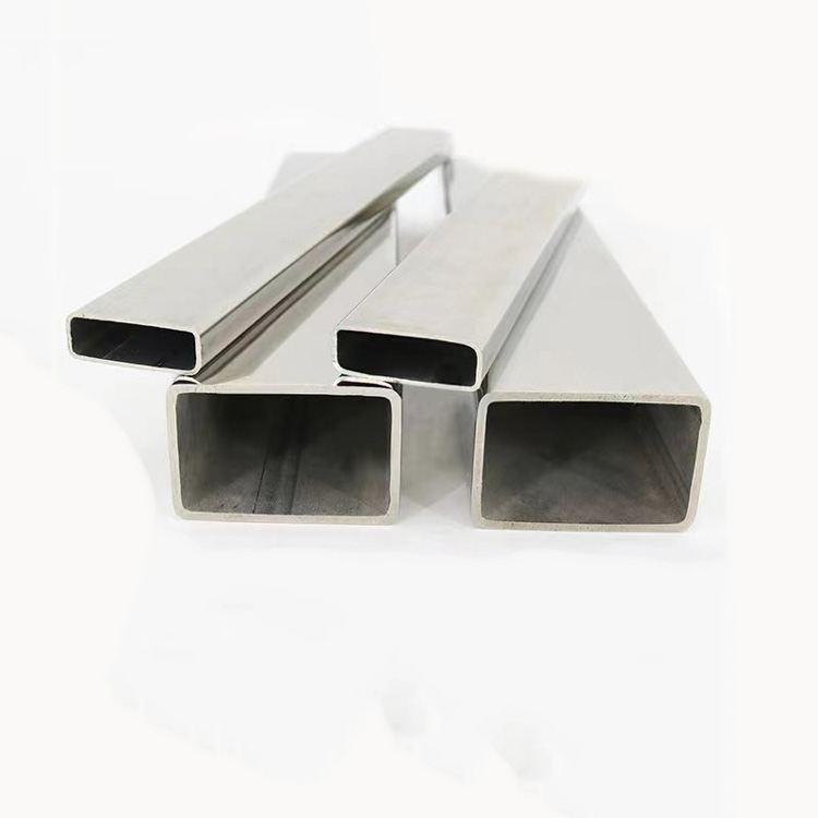 Price List of Stainless Steel Rectangular Pipe Factory Purchase Price for Large Diameter Rectangular Pipe with Seams and Rectangular Pipe Network