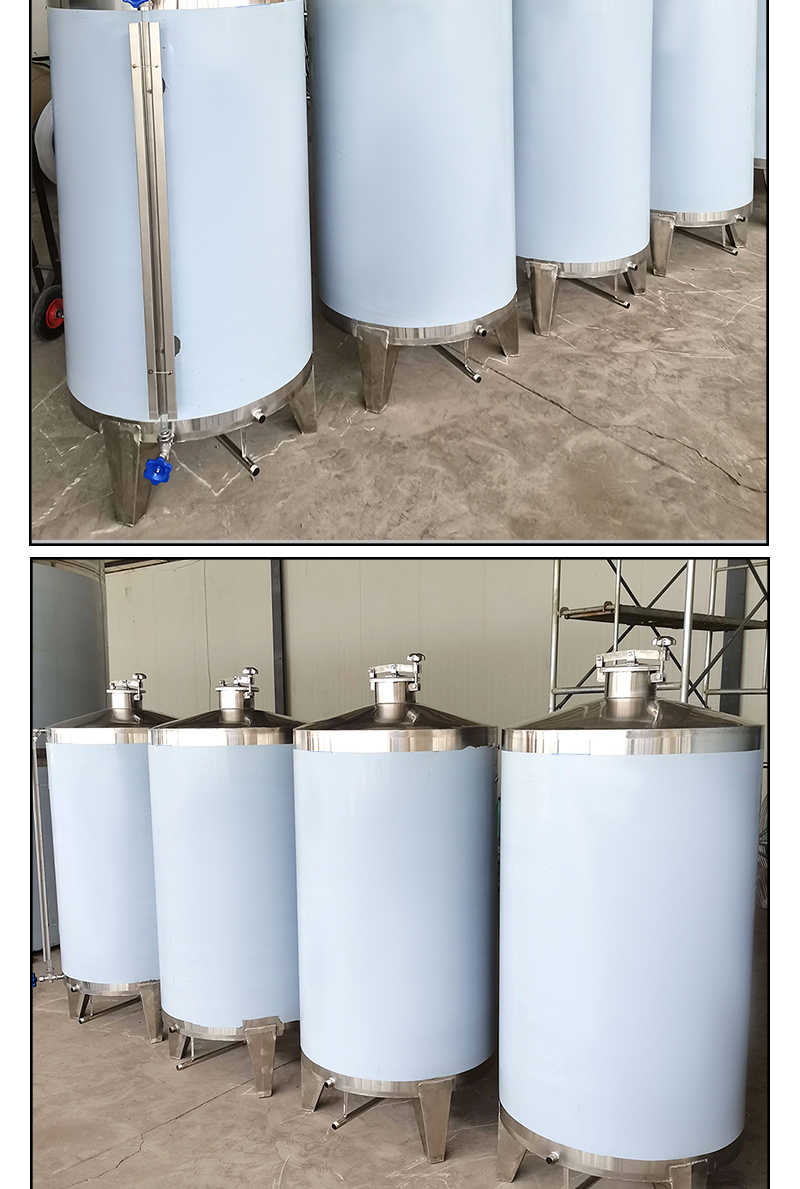 Water storage tank 1000 pounds mirror storage tank 304 anti-corrosion sealed container support customized according to drawings