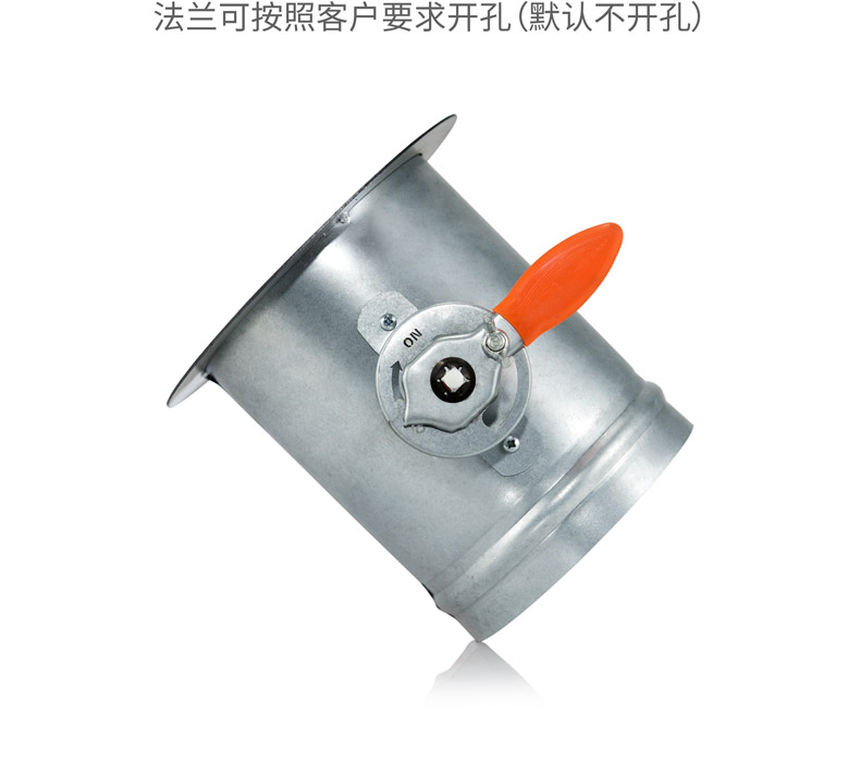 Wu Yue Environmental Protection Fresh Air System Galvanized Stainless Steel Closed Circular Manual Air Valve Regulating Valve