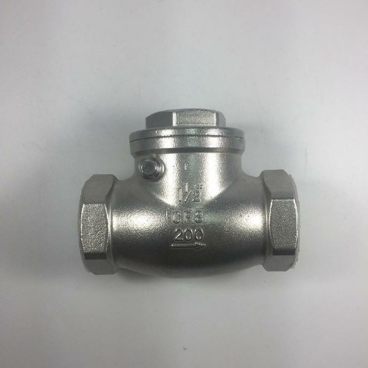 Xinhong Valve H11W Stainless Steel Thread Check Valve Slag Discharge and Return Ceramic Large Bore