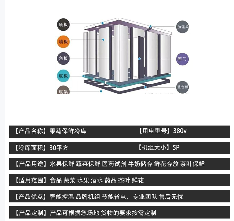 10 cm extruded panel cold storage dedicated source factory with high density and good insulation performance