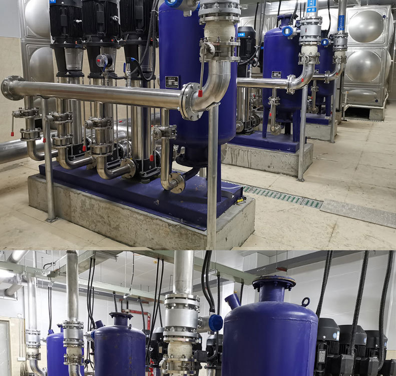 Low cost and efficient control of non negative pressure water supply equipment in the transformation of three supply and one industry