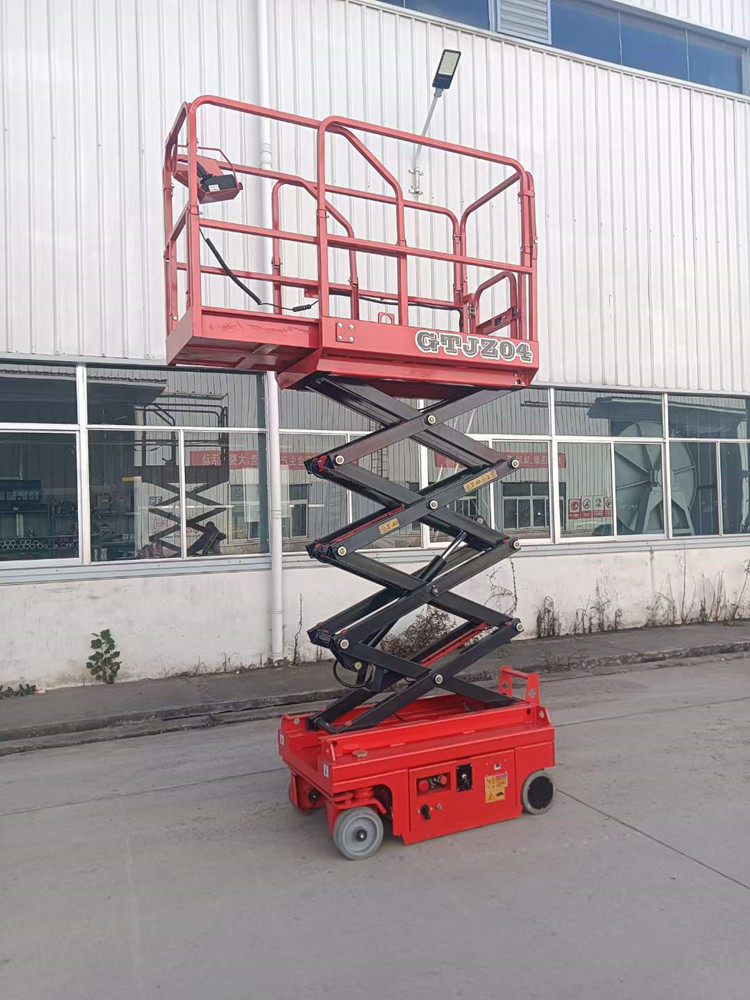 Yuan Shengrong 8-meter self-propelled lifting platform, mobile battery lifting platform, fully automatic high-altitude work platform