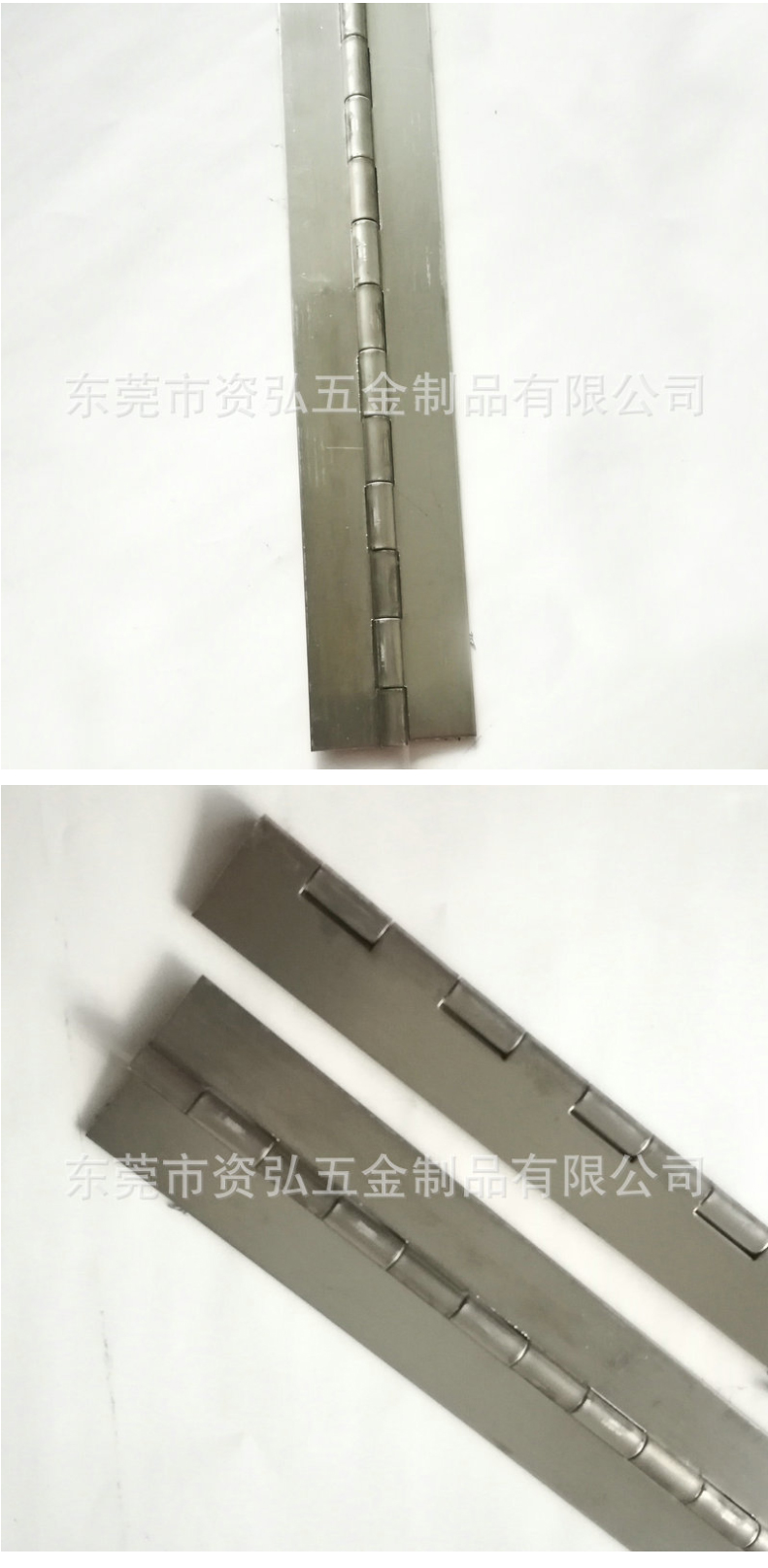 Heavy hinge piano hinge 1.5m 1.8m non perforated long row hinge 304 stainless steel long hinge non-standard customization