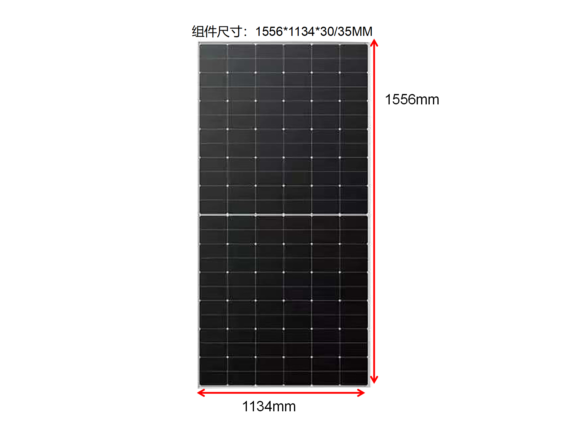 High efficiency solar panel 370W380W single crystal module with high-quality tempered glass and high weak light resistance