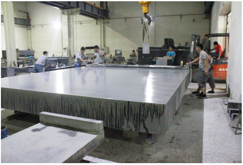 Customized Level 00 marble platform granite flat mechanical inspection workbench