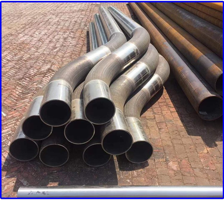 Seamless large-diameter serpentine shaped cold bending U-shaped rotary bending slow bending carbon steel stainless steel with bent pipe, customized according to the drawing