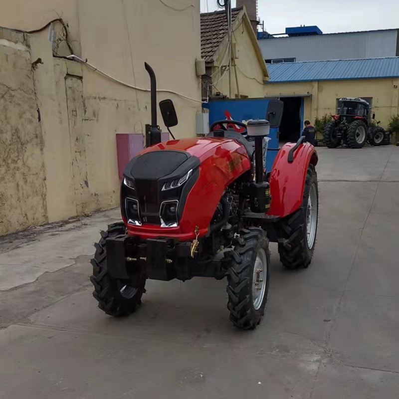 504 604 tractor can be paired with greenhouse strawberry trenching machine Ruichen Agriculture