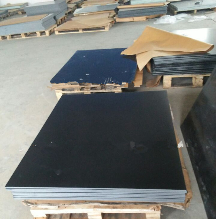 Ruifa black synthetic stone manufacturer, 10MM anti-static synthetic stone board, carbon fiber board, cut according to requirements