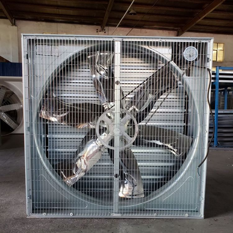 Stainless steel push-pull negative pressure fan, large air volume ventilation and cooling exhaust fan for chicken farm and pig farm