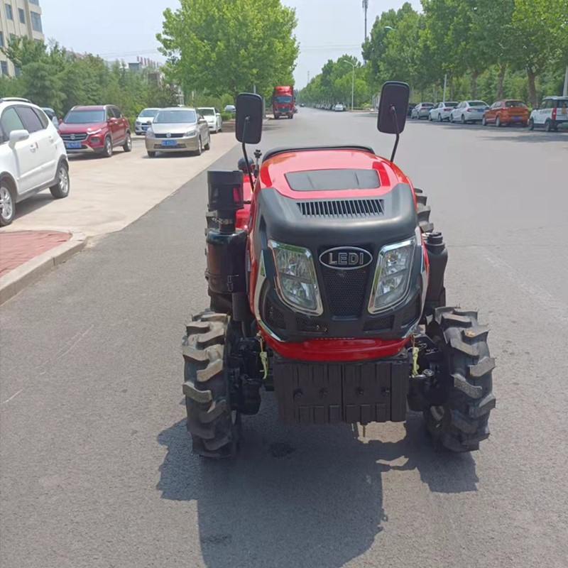 80 horsepower greenhouse king 804 agricultural four-wheel drive multi cylinder tractor with matching ridger