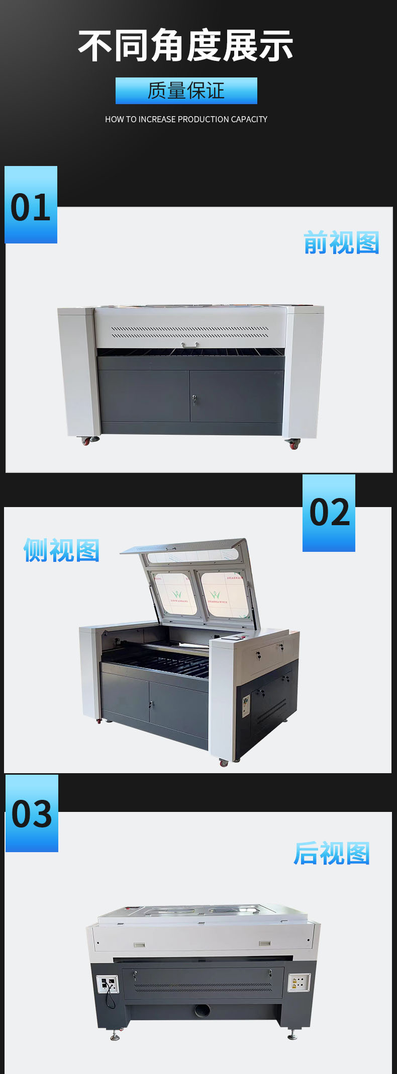 Laser cutting machine for blankets, carpets, floor mats, seat covers, laser cutting equipment, fast cutting speed