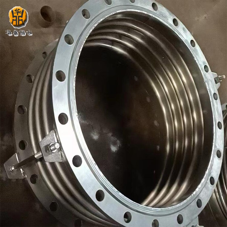 华鼎 四氟波纹管补偿器 套筒式带衬套伸缩节防锈