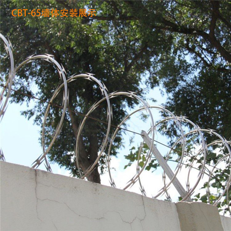 Ke Yan Metal Production and Sales of Electroplated Galvanized National Defense Border Blade Fence Net A Building Burglar Net