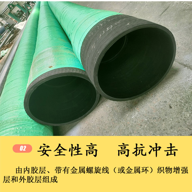 Hongchuang Coal Hydraulic Rubber Pipe Gas Drainage Connection Hose Suction and Drainage Hose Buried Suction Pipe Gas Pipe