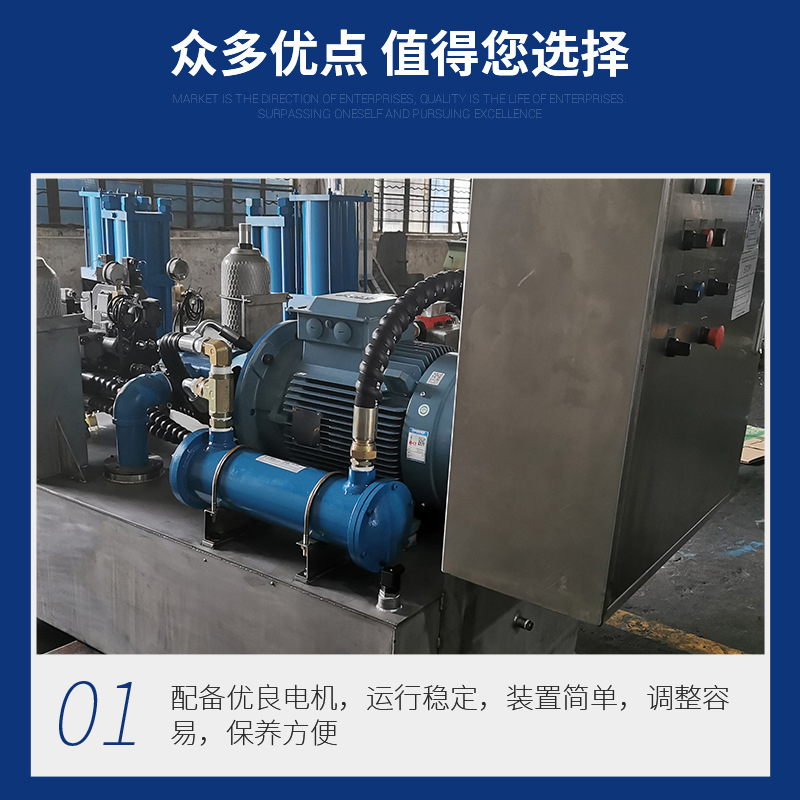 Production of non-standard customized slag squeezing machine hydraulic station supply of feeding machine hydraulic pump station