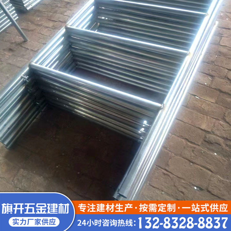 Galvanized scaffolding, folding and lifting platform, thickened steel pipe, multifunctional decoration, mobile horse stool, movable shelf factory