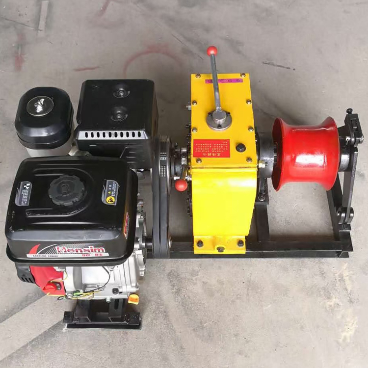 8 ton diesel traction engine heavy lifting hoist 5 ton gasoline powered winch Hengxin Electric Power