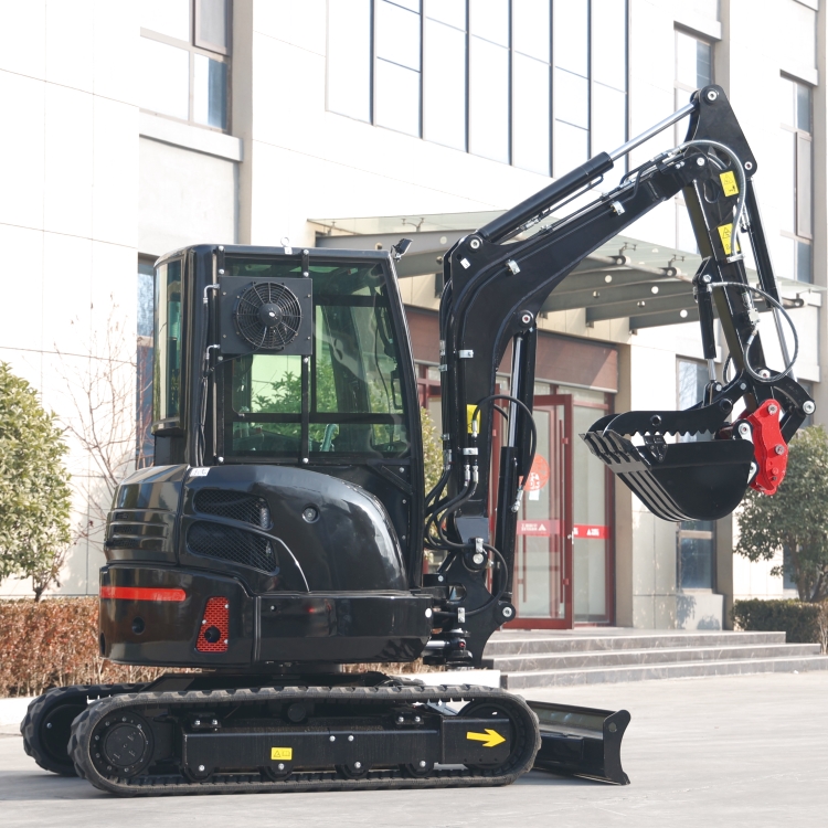 25 mini excavator with cab Mini excavator for construction site Mini Excavator Small hook for mining in orchard mountain area